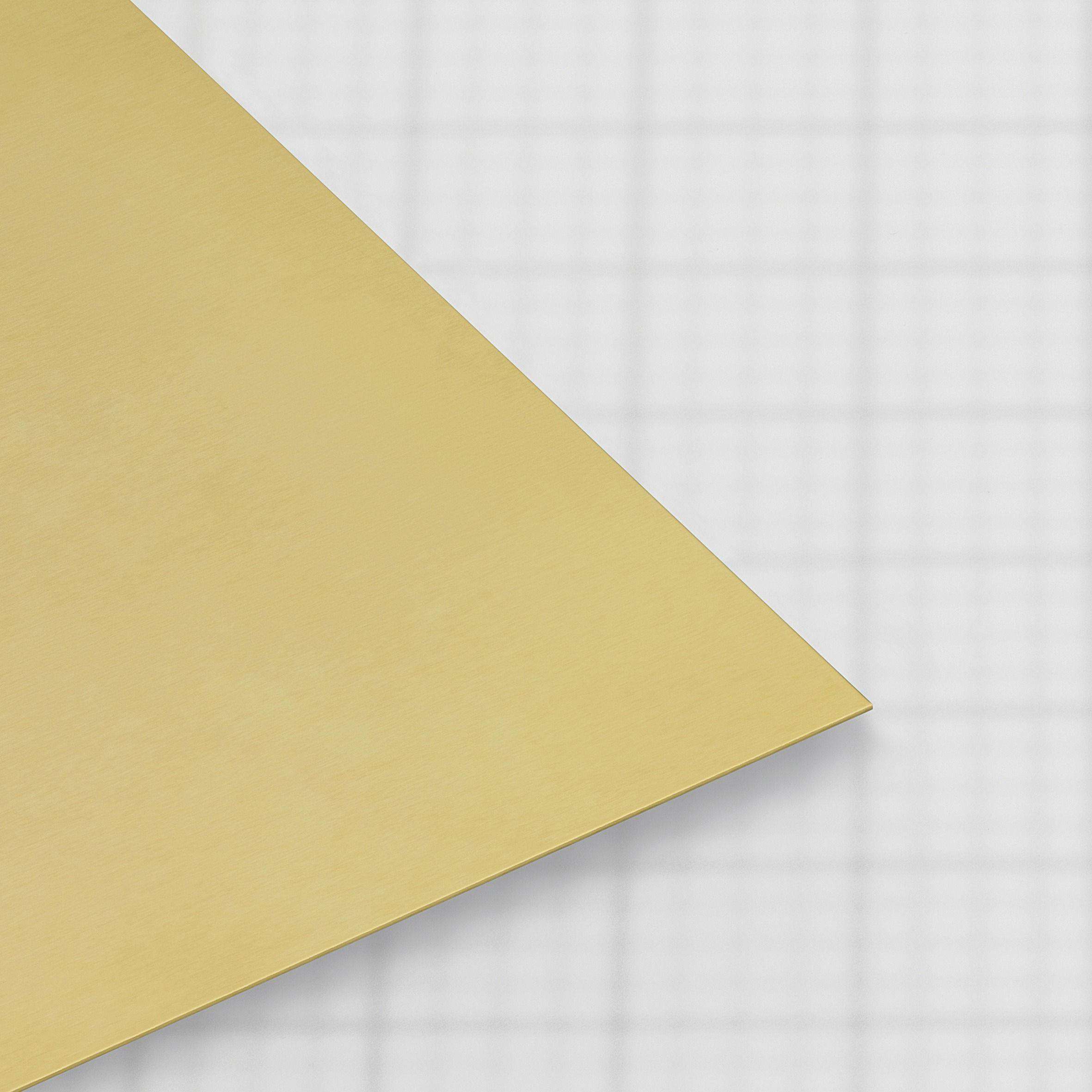 Messing dünn Platte Eck