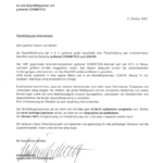 Schreiben der Geschäftsführung zur Schließung von Gutberlet Cosmetics